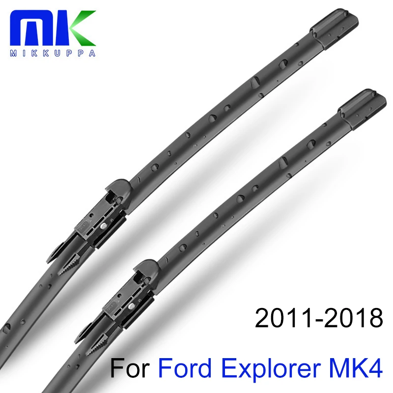 

Mikkuppa передние и задние щетки стеклоочистителя для Ford Explorer MK4 2011-2018 лобовое стекло из натуральной резины автомобильные аксессуары