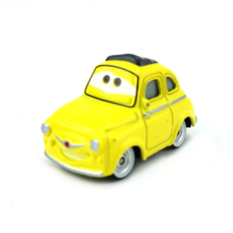 Luigi Дисней Pixar тачки 3 Молния Маккуин Джексон шторм Круз Рамирез мисс фриттер 1:55 литая под давлением металлическая игрушка автомобиль подарок для детей мальчик - Цвет: Luigi