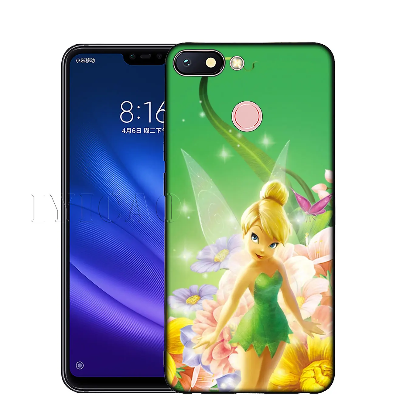 Мягкий силиконовый чехол IYICAO Tinker Bell tinkerbell Peter Pan для Xiaomi Mi 10 9 9T CC9 CC9E 8 SE A3 Pro A1 A2 Lite 6