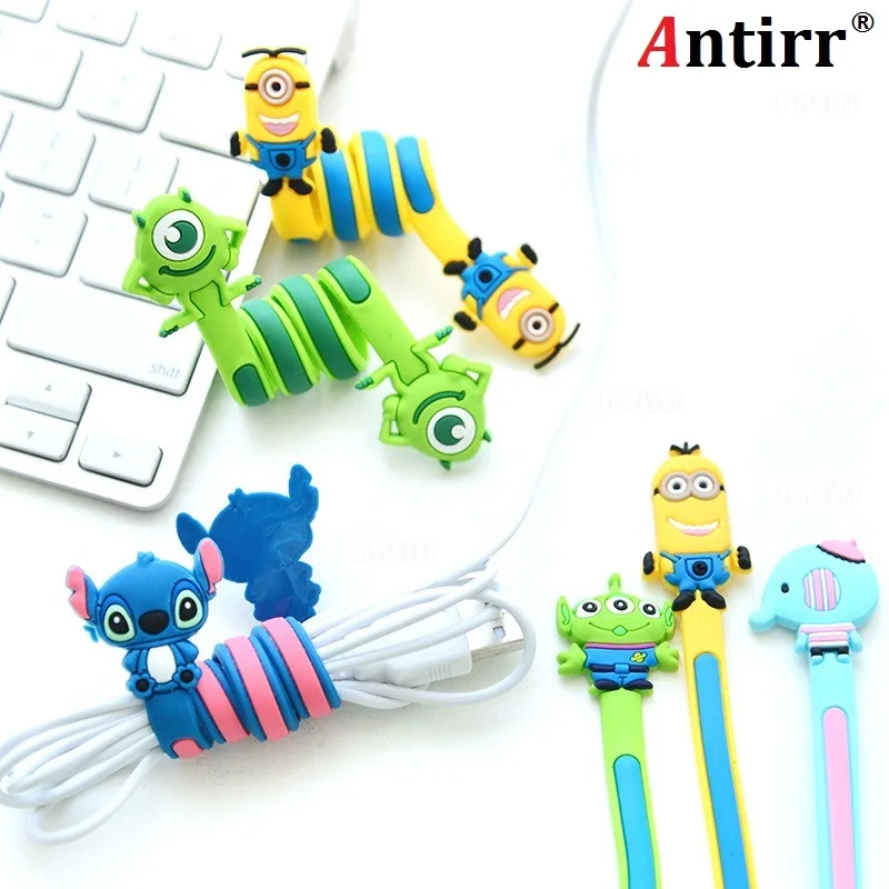 

Cute Multipurpose Usb Cable Winder phone Wire Cord Organizer protector Earphone Management Computer PC Data line Collation clip