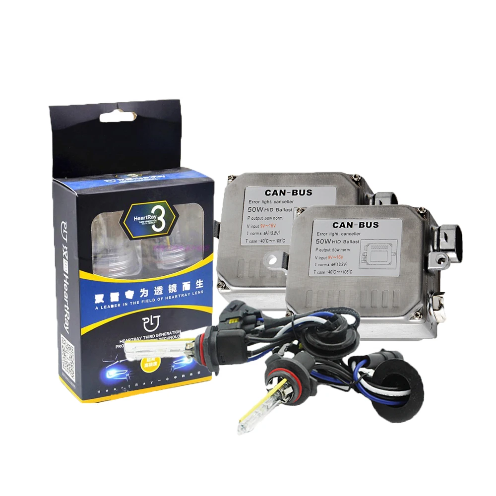 50 Вт HID Xenon комплект Canbus балласт для хайлюкс 2A50 для HeartRay ксеноновая лампа H1 H3 H7 H11 9005 9006 9012 D серии модернизированная фара