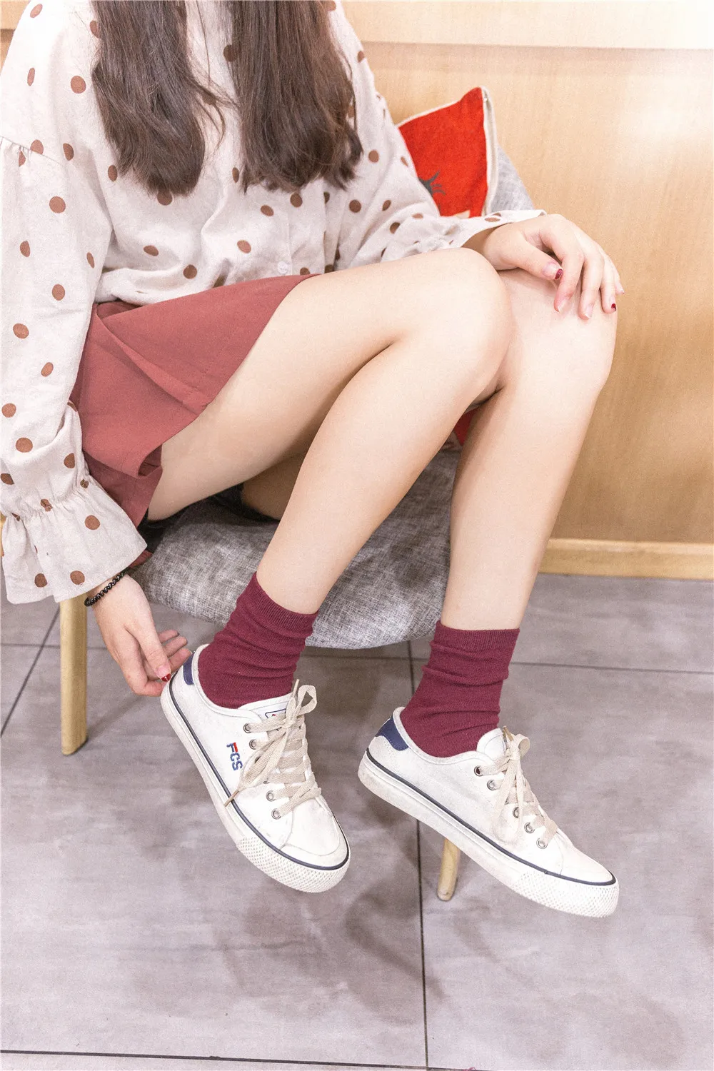 Korea Style Harajuku Candy Cotton Socks Women Cute Short Ankle Socks Yellow Blue Purple Green Red Black Socks For Girls Gift