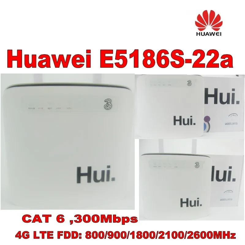 Разблокированный мобильный ключ cat6 300 Мбит/с Huawei e5186 3g Wi-Fi 4g cpe plus 2 шт. антенна SMA |