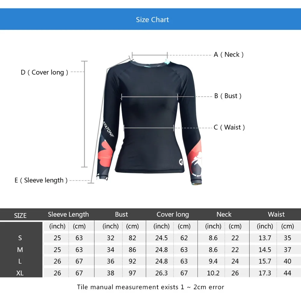 LayaTone Rash Guard Women Long Sleeves Swimwear Swimsuit UV 50+Swimming Surfing Bathing Suit Sport Beach Fitness Gym Yoga Shirts | Спорт и