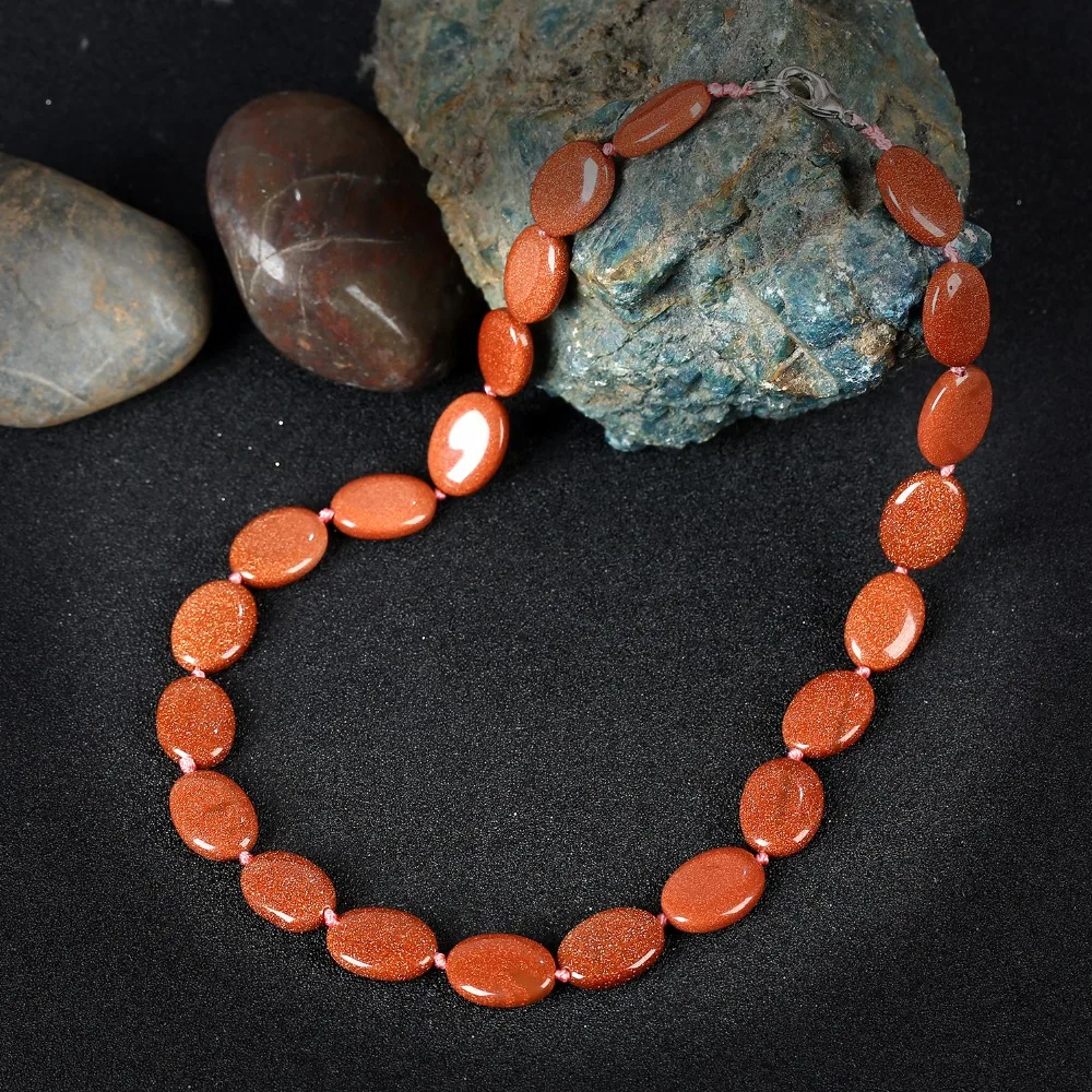 K гаджеты винтажные аксессуары Синий Песок камень ожерелье s женское Bijoux Femme