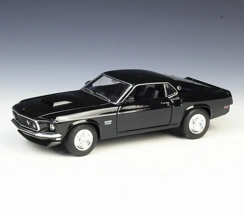 Welly 1:24 1969 Ford Mustang Boss 429 литые модели спортивные фотообои новинка в коробке|Наземный