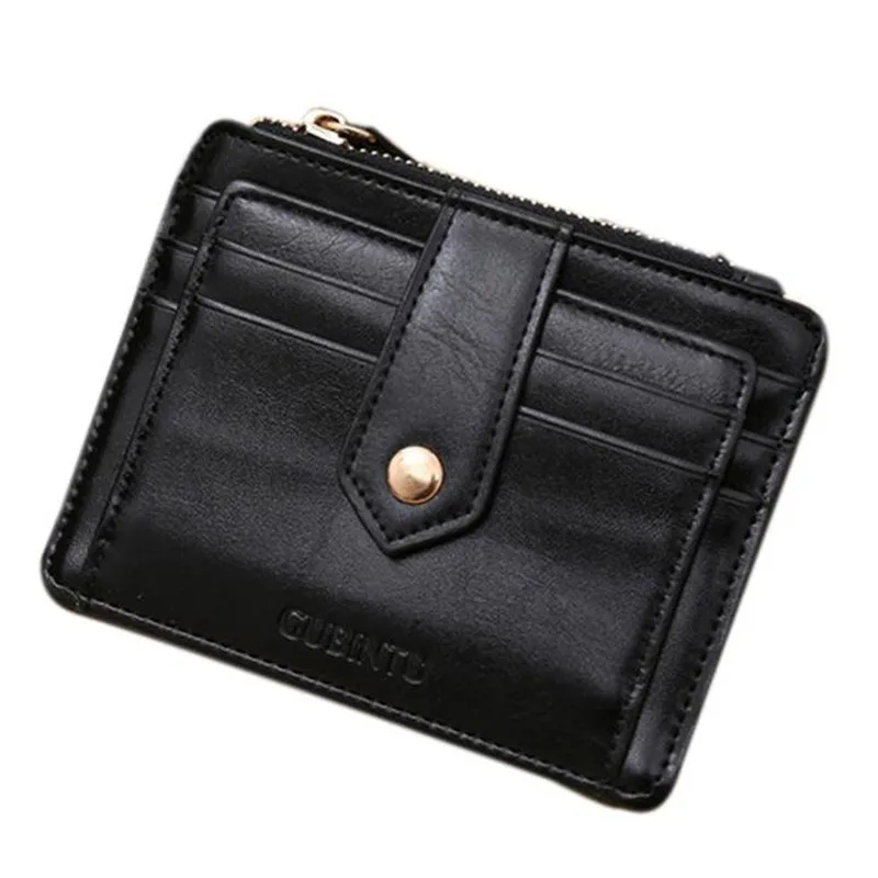 Новинка 2019 Женский Мужской зажим для денег мини кошелек кожаный держатель