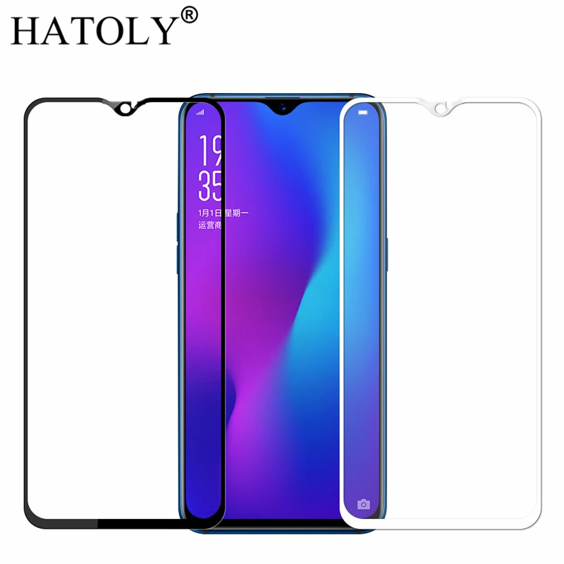 1 шт. закаленное стекло для OPPO F9 защита экрана Pro Полное покрытие CPH1823 CPH1828 3D пленка