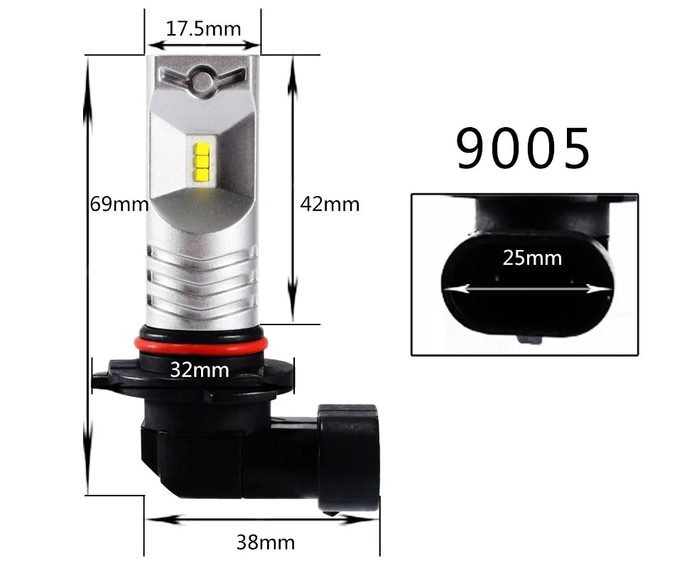 Gzkafolee 2 шт. H8 светодиодный H11 светодиодный H9 9006 HB4 9005 HB3 H10 H16JP 9145 9140 Противотуманные фары Дневные Фары Лампы CSP Y19 3600LM 12V 24V