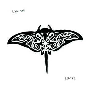 Водостойкая временная татуировка Flatfish, наклейка рыболовная, искусственная татуировка с животными The flash временные тату наклейки s