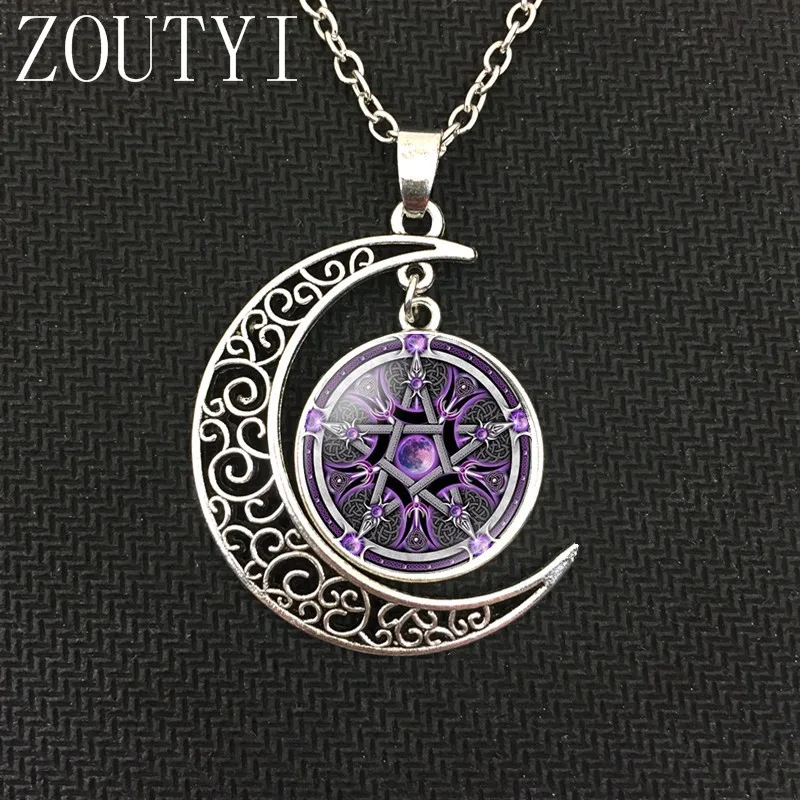 2018/модное популярное Очаровательное ожерелье из серии звезд луна кристалл