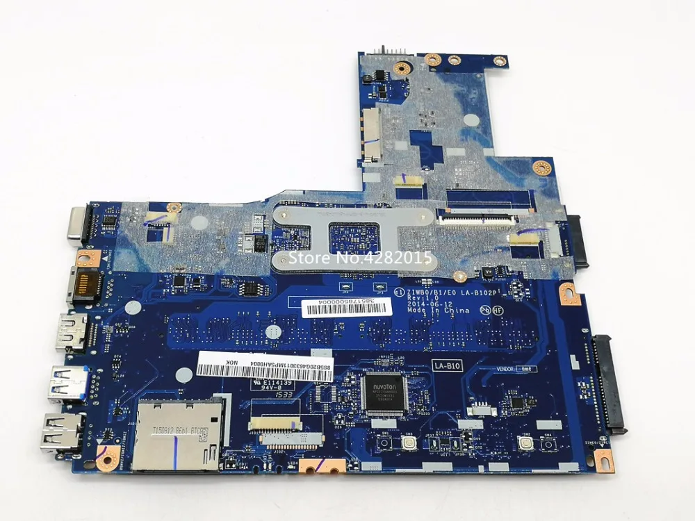 ZIWB0/B1/E0 LA-B102P для lenovo B40-30 материнская плата портативного компьютера с SR1W4 N2830 Процессор 5B20G46330 основная плата тестирование