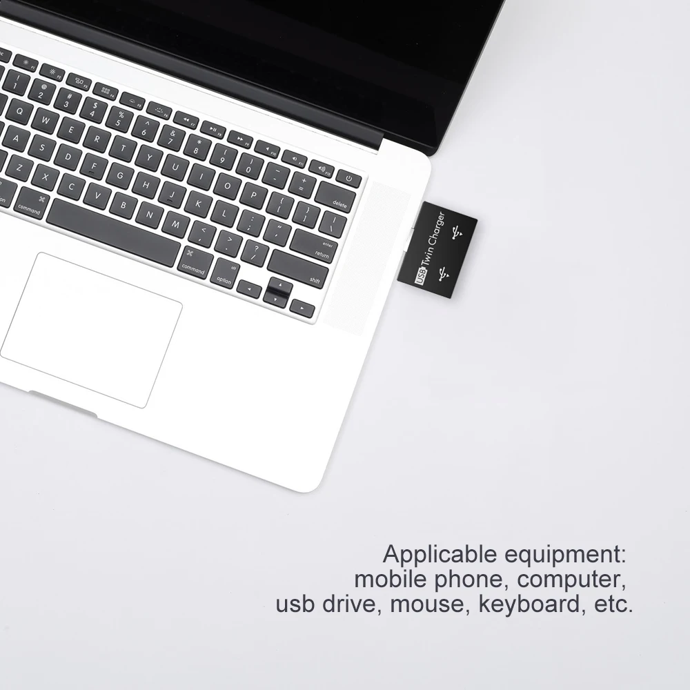 Мини USB концентратор KEBIDU к 2 портам зарядное устройство адаптер Портативный