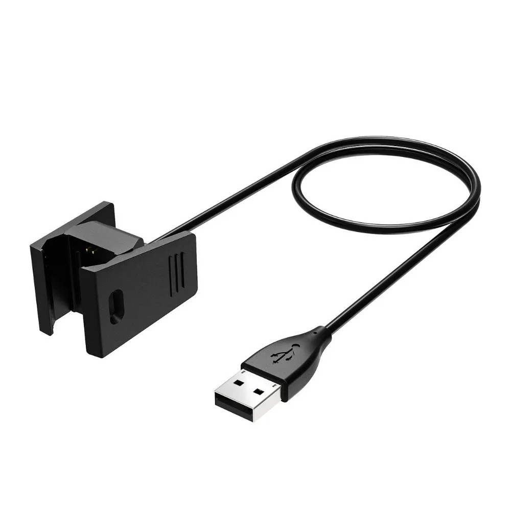 Сменное Зарядное устройство USB для Fitbit Charge 2 зарядный кабель смарт-браслета