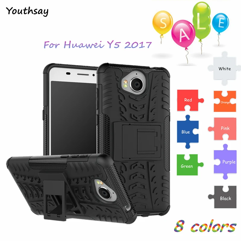 

Youthsay чехол для Huawei Y5 2017, чехол для Huawei Y5 2017, противоударный силиконовый армированный чехол для Huawei Ascend Y5 2017