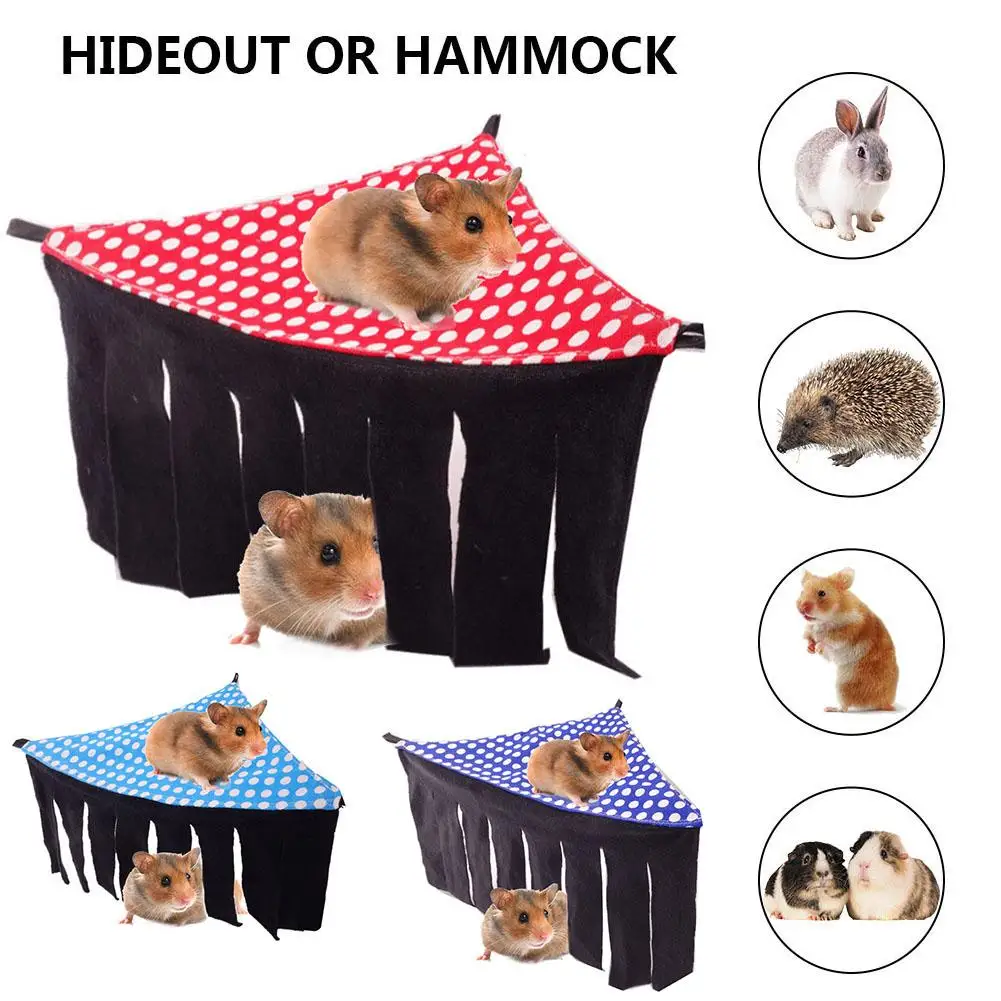Гамак для хомяка укрытие гамаки подвесная кровать Угловое гнездо с кисточками