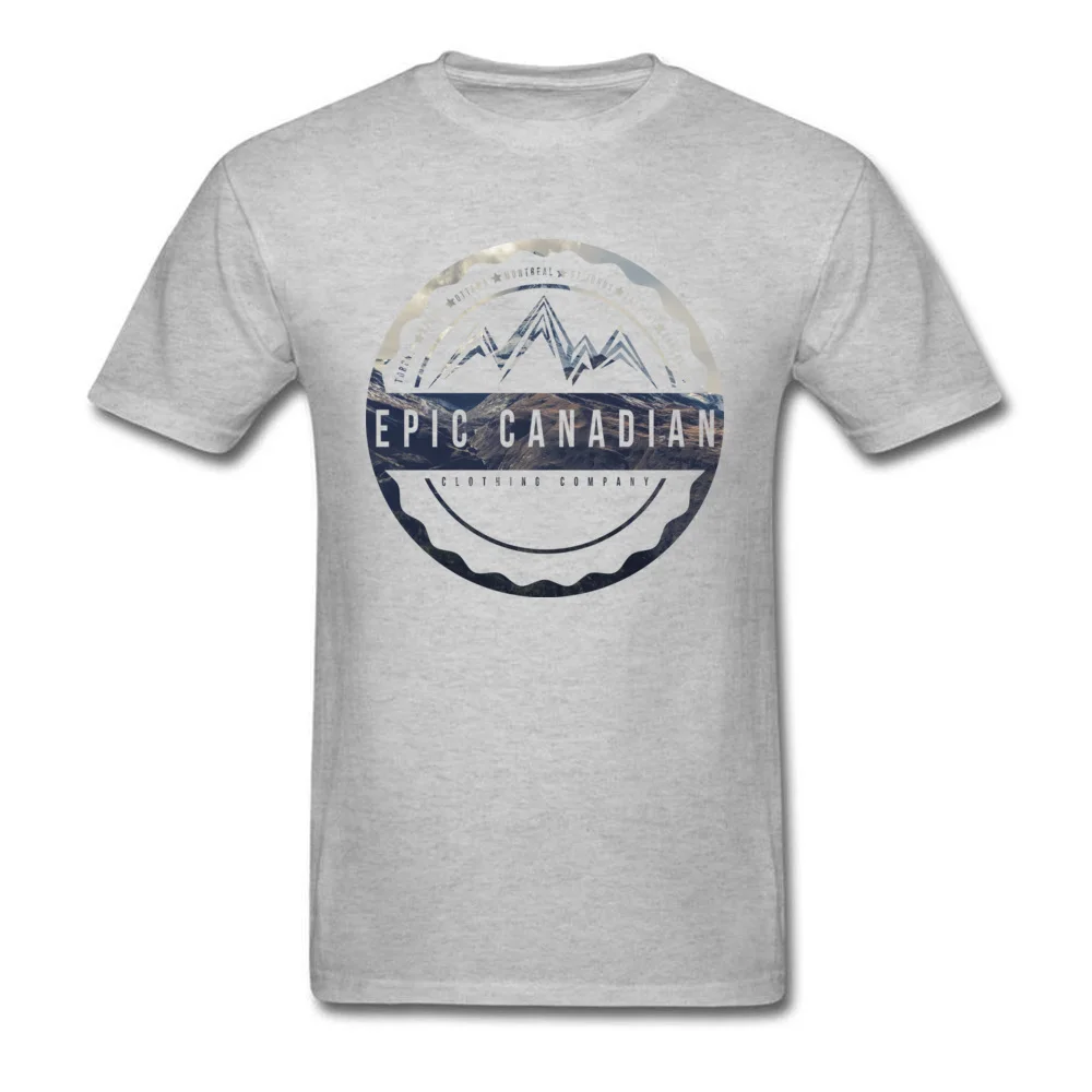 100% хлопок ткань футболка мужская повседневные Топы И Футболки Epic Canadian одежда