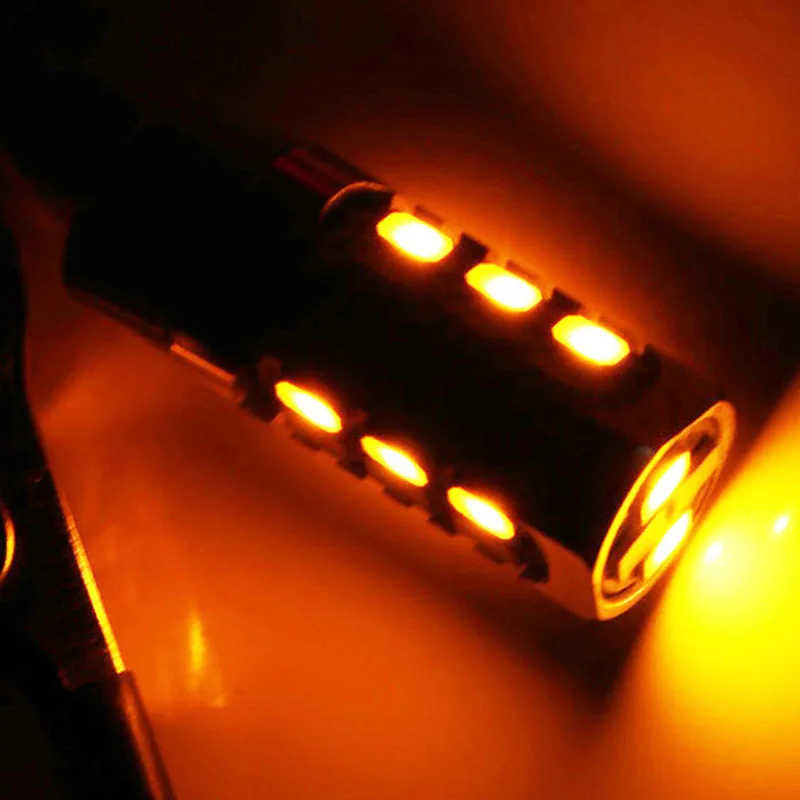 WTS 2 шт. Автомобильные стоп сигналы 1157 BAY15D P21W T20 22smd 5730 белый и желтый