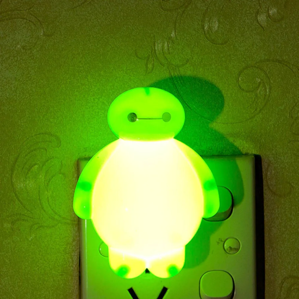 Новинка ночник большой герой Baymax 5 Вт Luminaria белый зеленый красный желтый лава