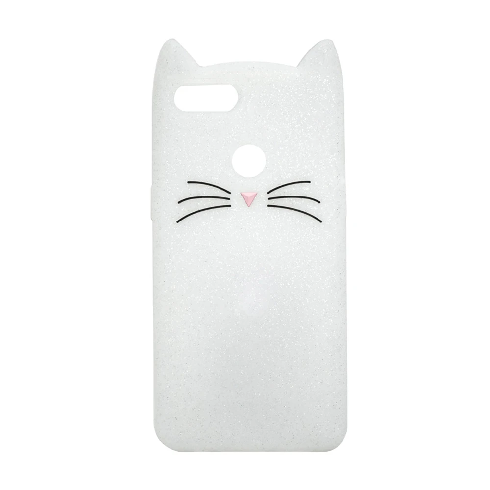 Phone Case for Huawei nova 2 Cover Cute Soft Silicone 3D Cartoon Beard Cat huawei 5.0&quot Coque Funda |