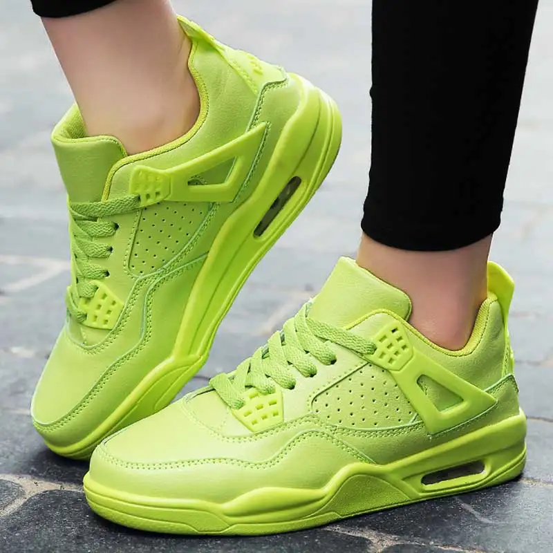 

New Design Men Basketball Shoes Air Medium Cut Athletic Shoes Women Breathable Basket Sport Sneakers Sale