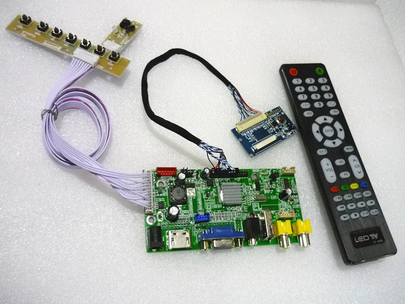 HDMI + 2AV VGA плата драйвера заднего вида USB ЖК контроллера для панели