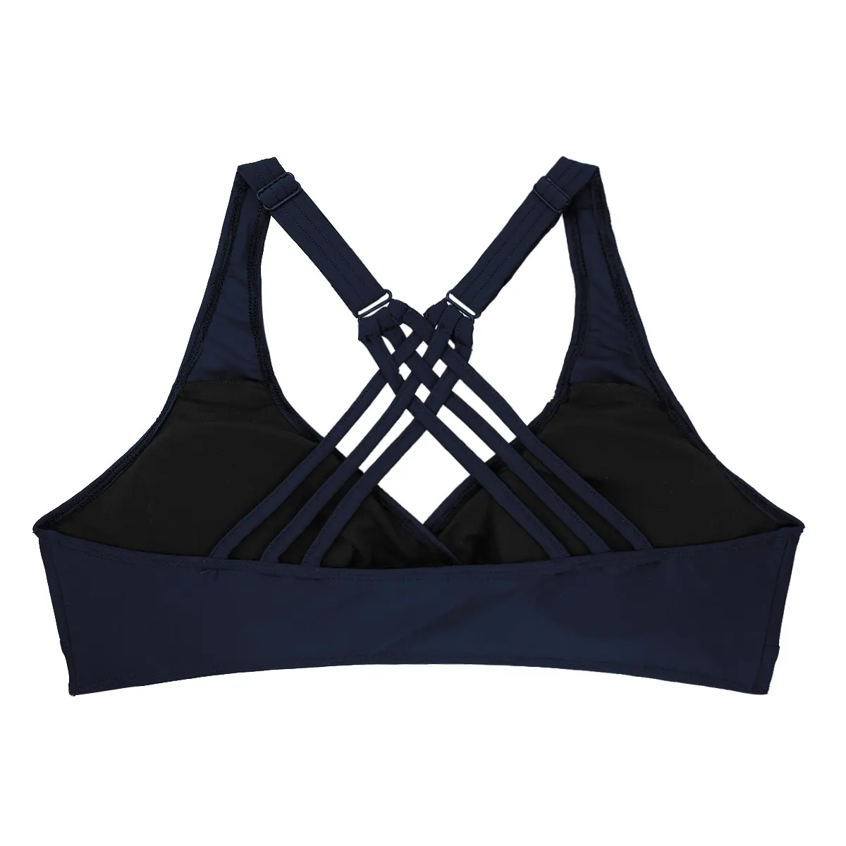 Women Active Swimwear Adjustable Shoulder Straps Padded Bikini bra Top Female Summer Beachwear Swimming Underwear Gym Swimsuit | Спорт и