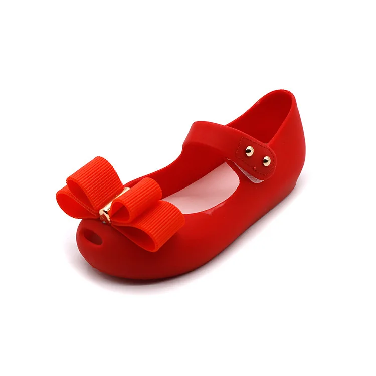 Mini Melissa/2019 г. Новые летние Пластиковые туфли для девочек и мальчиков Нескользящие