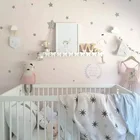 Настенные Стикеры для детской комнаты с маленькими звездами, настенные наклейки для детской комнаты, настенные Стикеры для детской комнаты, художественные украшения для дома