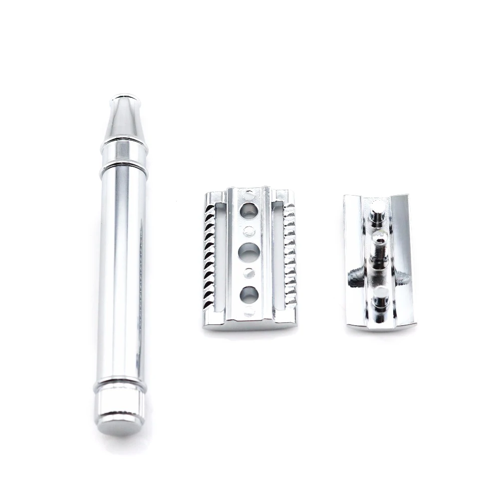 Lyrebird high class Silvery double edge safety razor Shaving S3 Top quality with white box NEW|Бритва| |