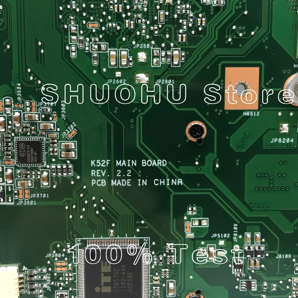 Материнская плата KEFU для ноутбука ASUS K52F X52F A52F P52F HM55 протестированная на 100%
