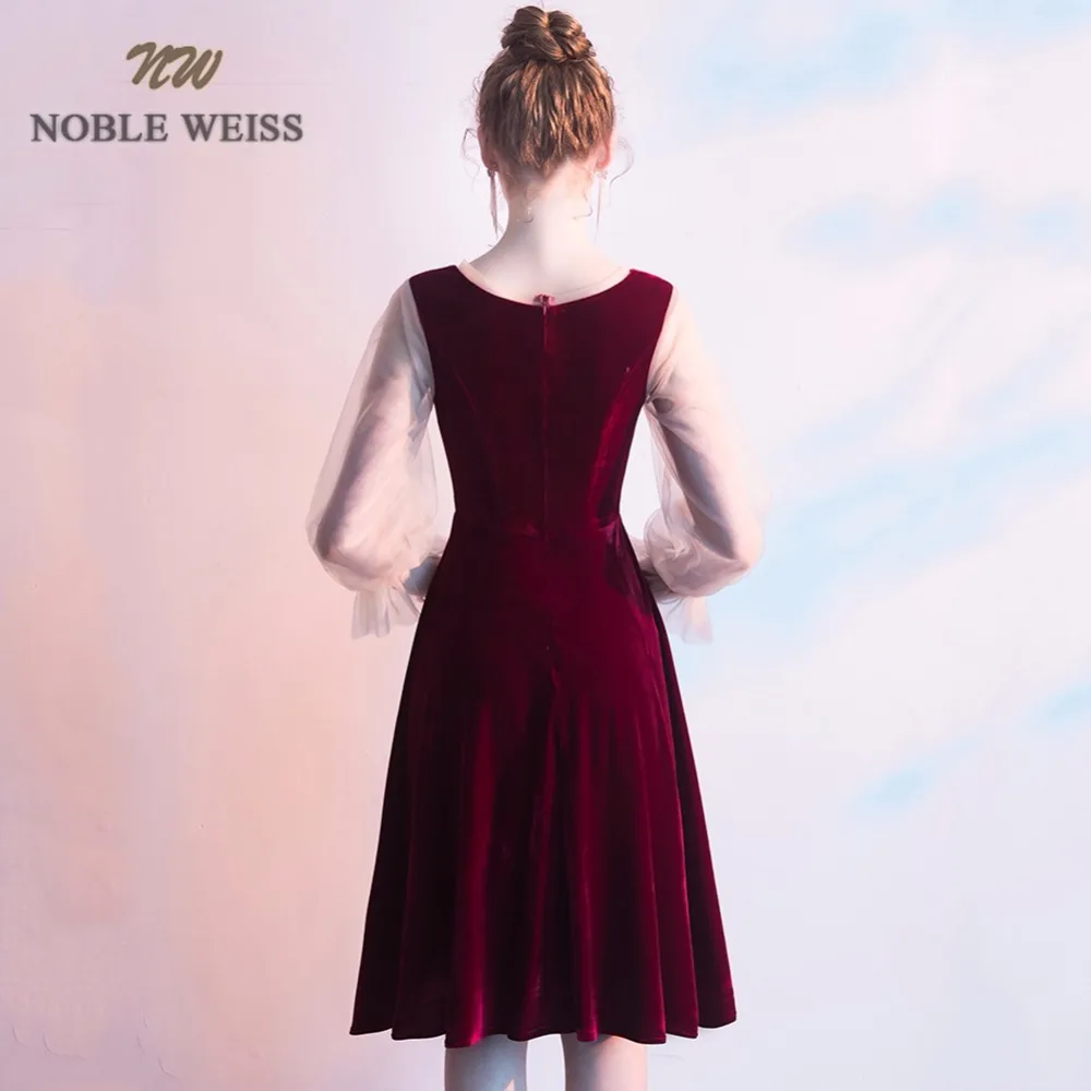 Выпускные платья vestidos para formatura короткие платья для выпускного вечера А-силуэт с длинным рукавом Стиль Формальные короткие платья