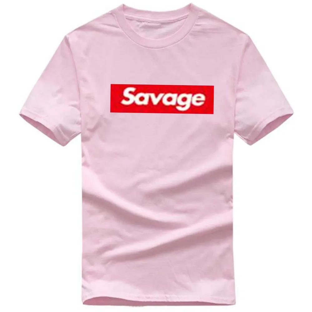 Футболка Мужская/Женская Повседневная модная тенниска savage брендовая одежда в