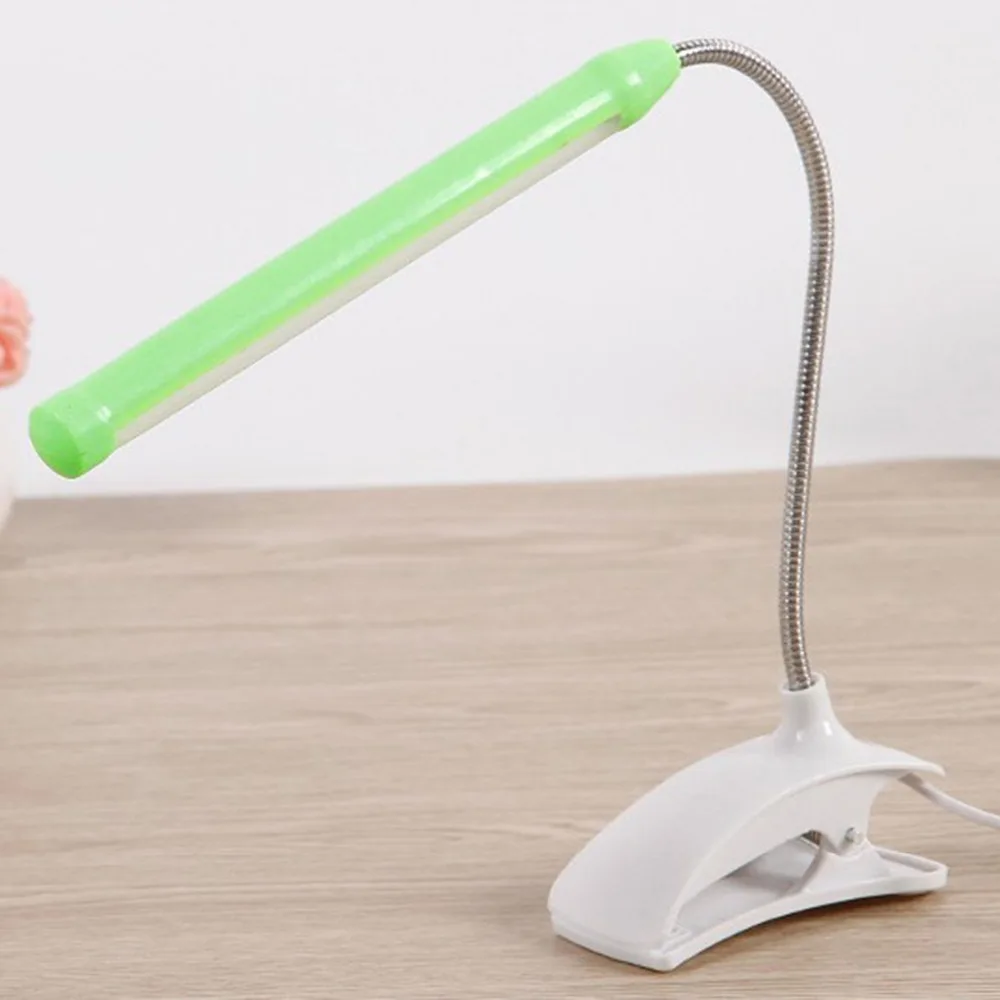 LED Desk Lamp 5V USB Child Read Book Light Flexible With Clip For Children Bedroom Reading Shadeless | Лампы и освещение