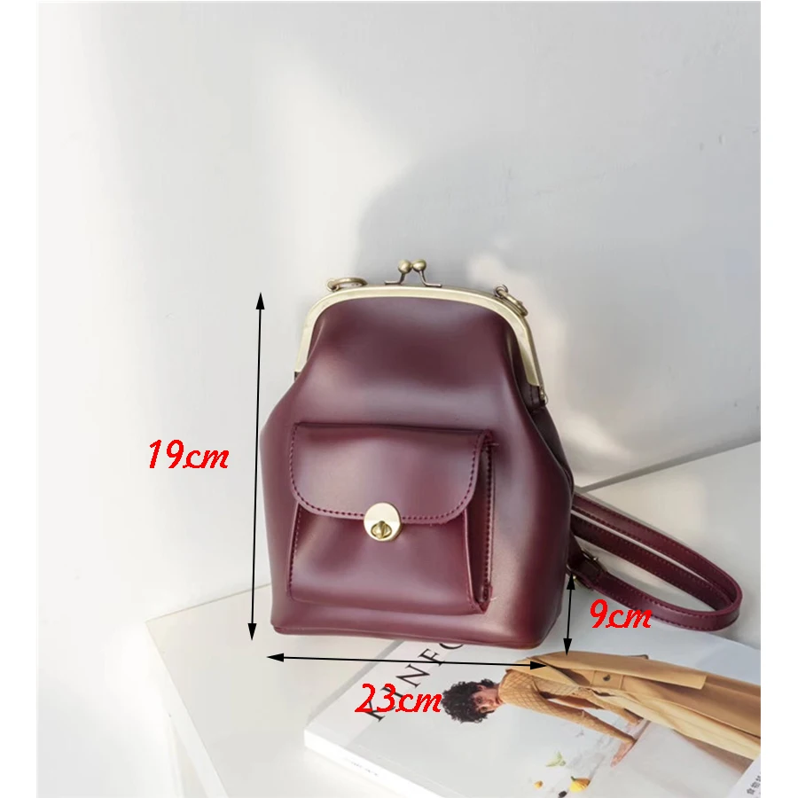 Винтаж Мода клип для женщин сумка из искусственной кожи плечо Crossbody дизайнерский