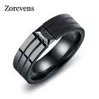 Модные кольца из циркония, мужское кольцо на палец из нержавеющей стали, ювелирные изделия zorcins