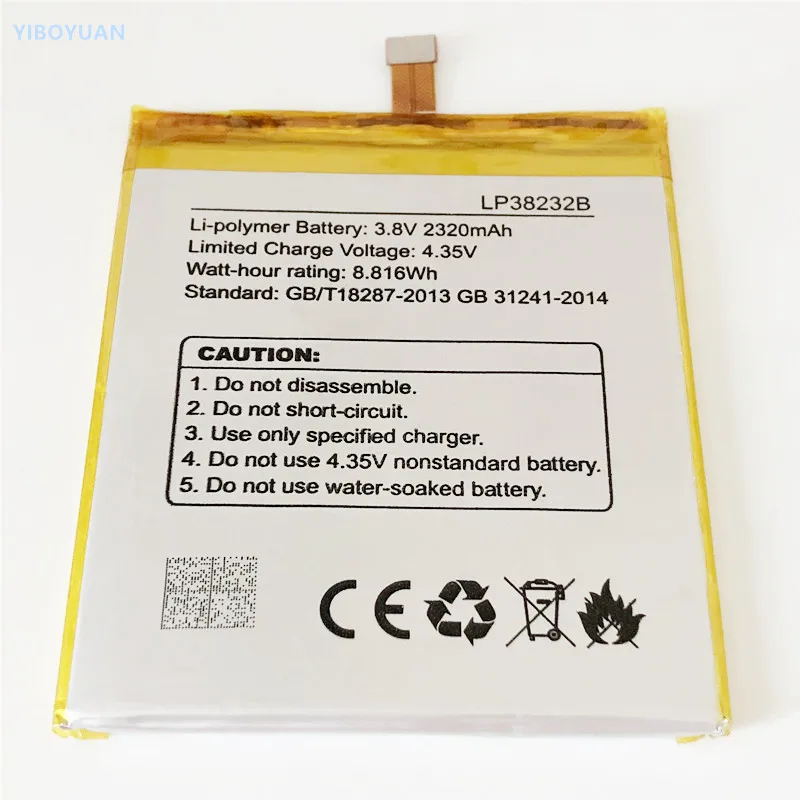 3,8 V 2320 ма/ч, LP38232B для Hisense E70 E70T E70-T Батарея