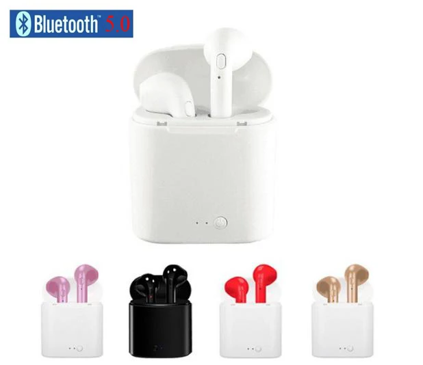 I7 I7s tws беспроводные Bluetooth наушники гарнитура стерео с зарядным устройством для