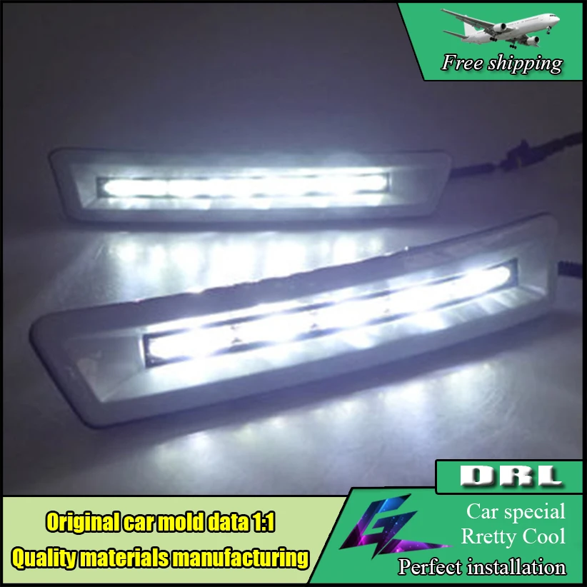 Car styling LED Daytime Running Fog Light DRL For Toyota LAND CRUISER Prado 2700 4000 FJ150 LC150 2010 2011 2012 2013 | Автомобили и