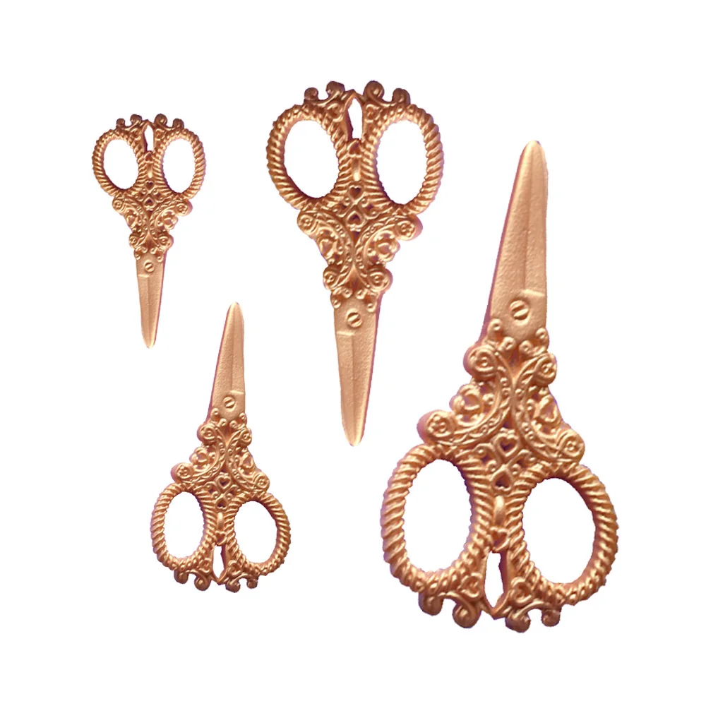DIY Scissors silicone mould fondant molds cake decorating tools chocolate gumpaste mold T1001 | Дом и сад