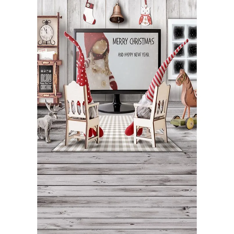 

S-3098 Merry Christmas And Happy New Year Baby Newborn Child Photo Background Photography Backdrops