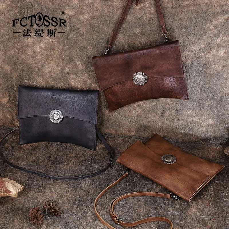 Кожаный чехол в стиле ретро для женщин сумка 2019 Новое поступление во первых Слои