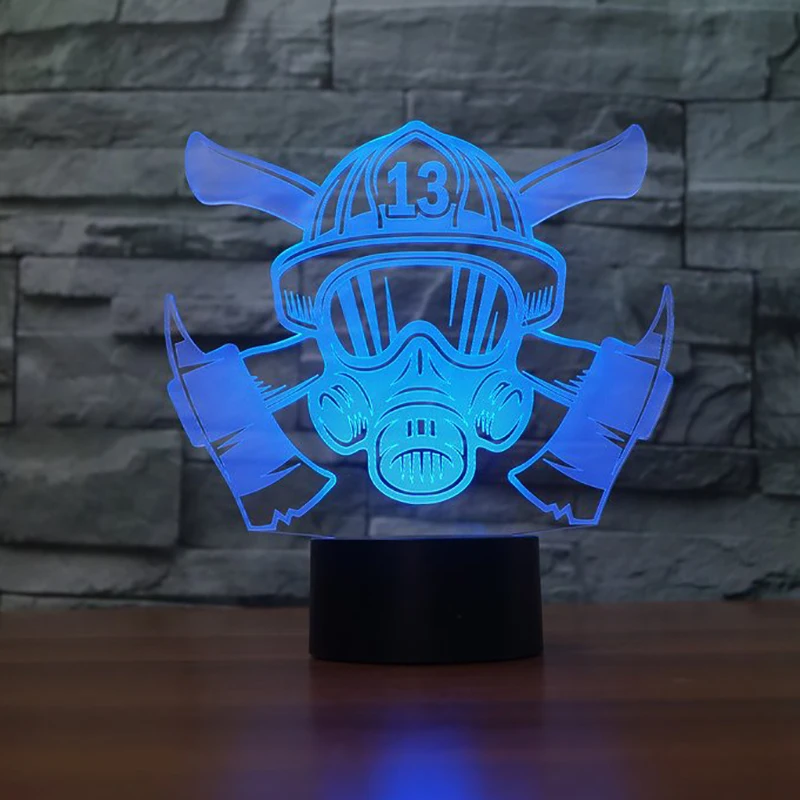 Настольная светодиодная 3D лампа для моделирования Ночной светильник 7 цветов