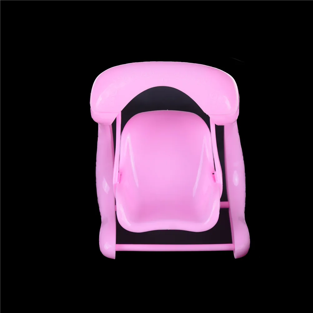 Pink Furniture Pretend Toy Accessories Portable Child Dining Chair For Girl Doll Beautiful Clothes Shoes Dolls House | Игрушки и хобби