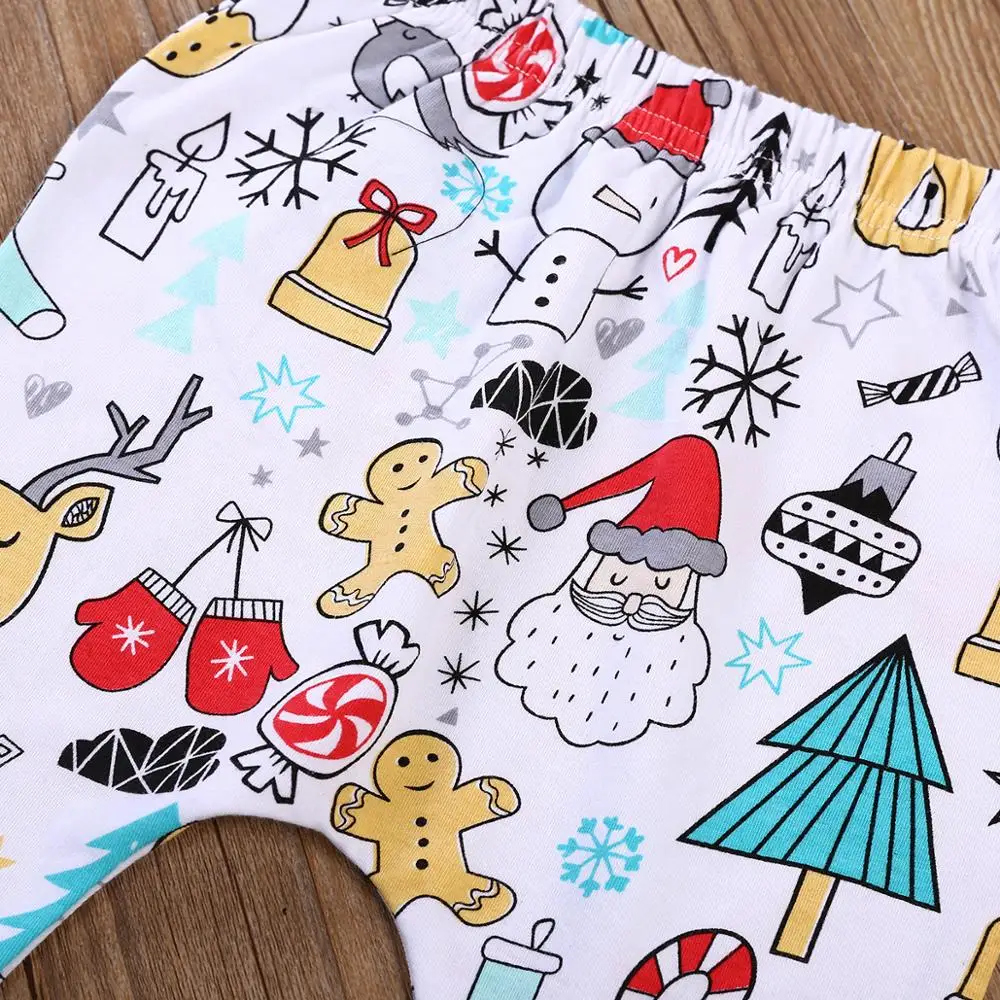 Autumn Baby Girl Clothes Christmas Cartoon Long-Sleeve Hoodie Legging Suit Boy Girls Clothing Set Children Costume Dropshipping | Детская