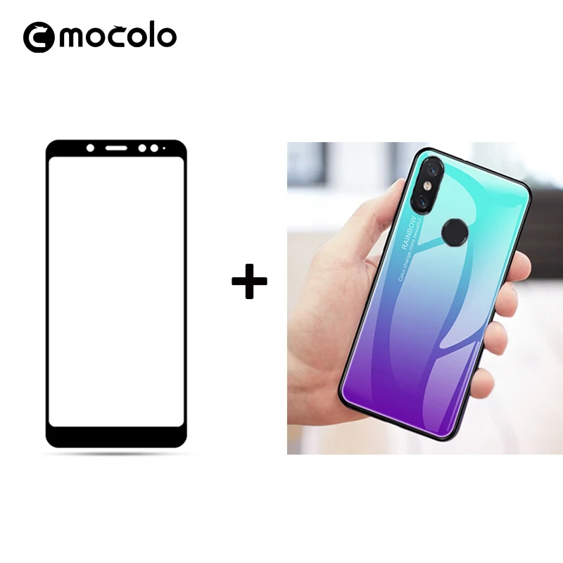 Mocolo 2.5D Glass for Xiaomi Redmi Note 5 Pro Film Screen Protector Tempered Gradient Case | Мобильные телефоны и