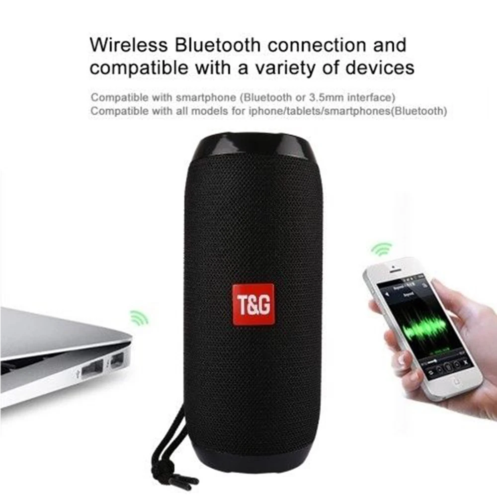 Best speaker Portable spiker TG117 loudspeaker Bluetooth outdoor Waterproof home theater boombox for computer phone Radio FM AUX |