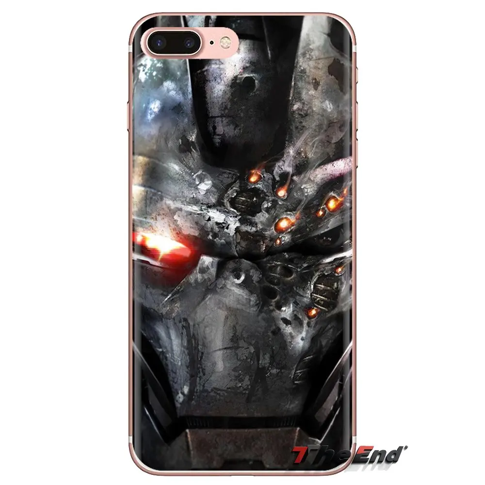 For Huawei G7 G8 P7 P8 P9 P10 P20 P30 Lite Mini Pro P Smart Plus 2017 2018 2019 Iron Man Gray Steel Helmet Silicone Cases Covers |