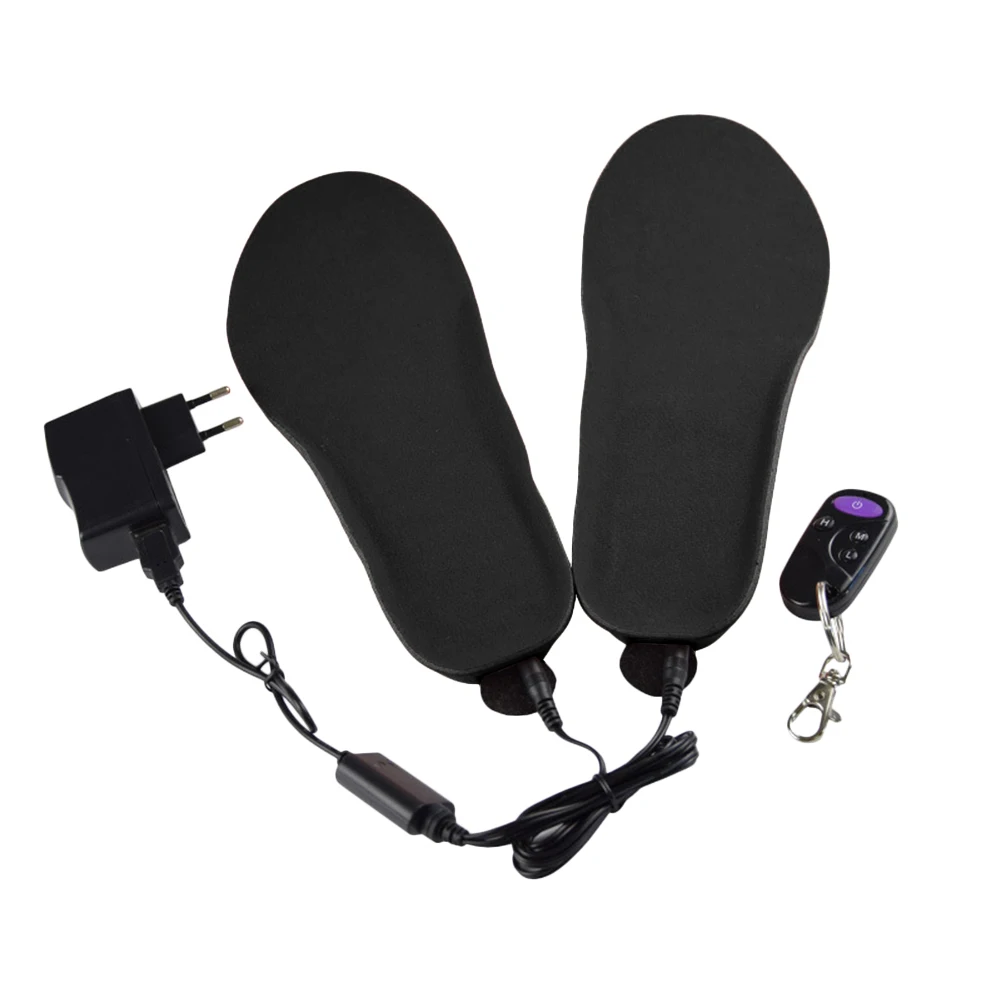 Waterproof USB Rechargeable Electric Heated Insoles Remote Control Foot Warmer Shoes Pad JS88 | Красота и здоровье