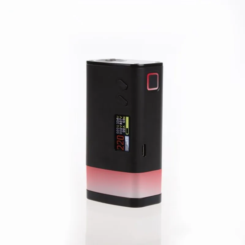 SIGELEI Оригинал Fuchai GLO 230 Вт TC коробка мод 0 96 светодиодный экран с SLYDR M распылитель 2 8
